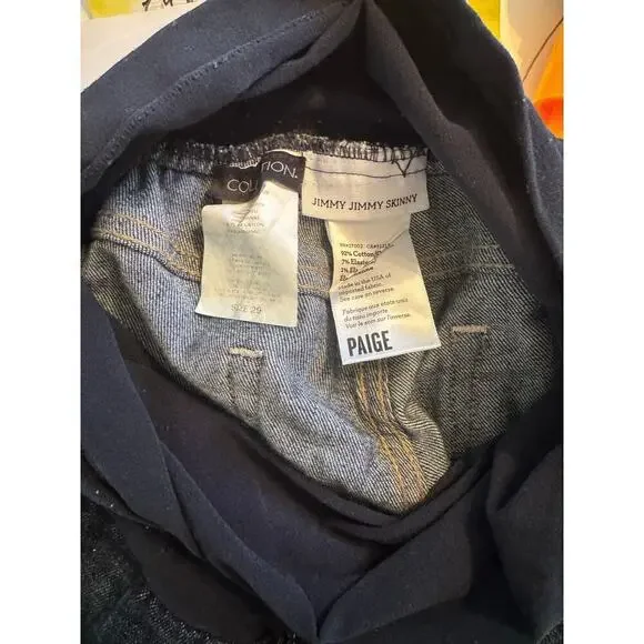 Paige Jimmy Jimmy Skinny Maternity Jeans Size 29 - Picture 4 of 4